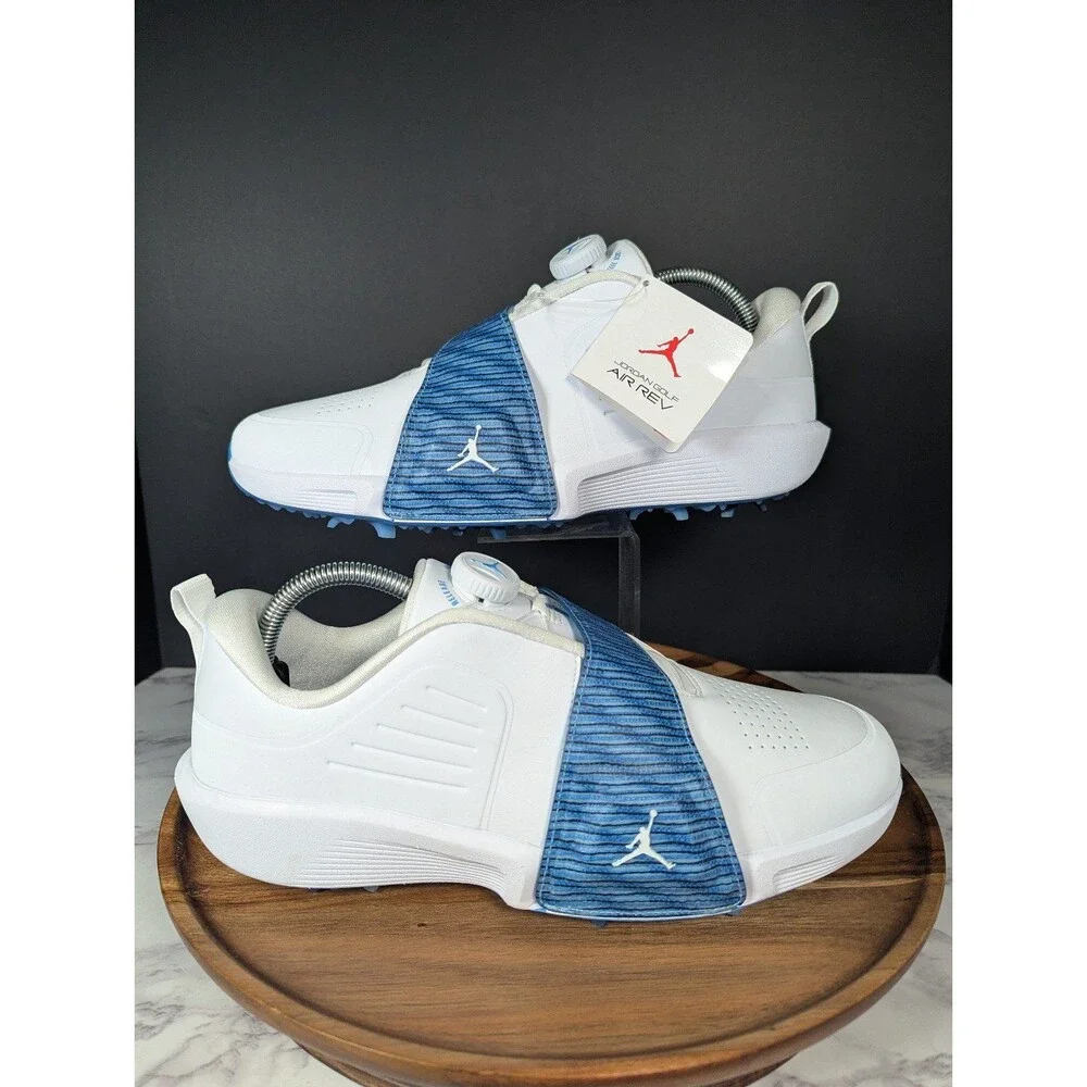 Jordan Air Rev Golf Shoes White University blue FV6338 101 Mens Size 9.5